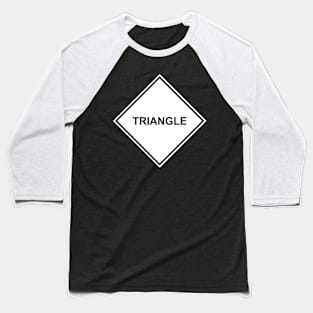 White Triangle Baseball T-Shirt